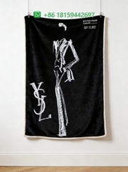Yves Saint Laurent Throw Blankets
